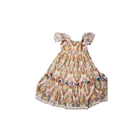 ollari anthropologie Dresses & Skirts - New Anthropologie Ollari New York Boho Off Shoulder Flutter Sleeve Midi Dress L
